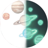 Glow-in-the-dark stickers