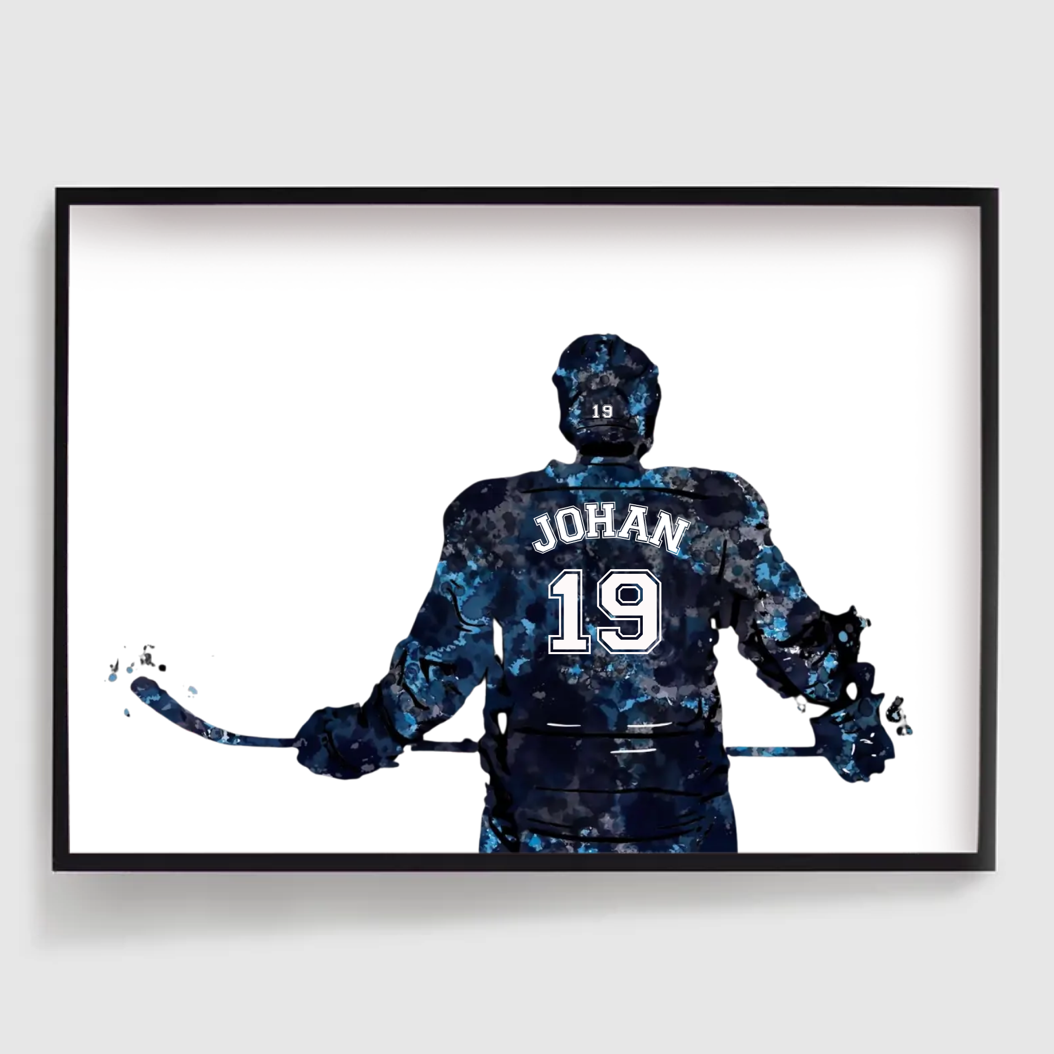 Poster -  Hockey Jersey  / Personalised