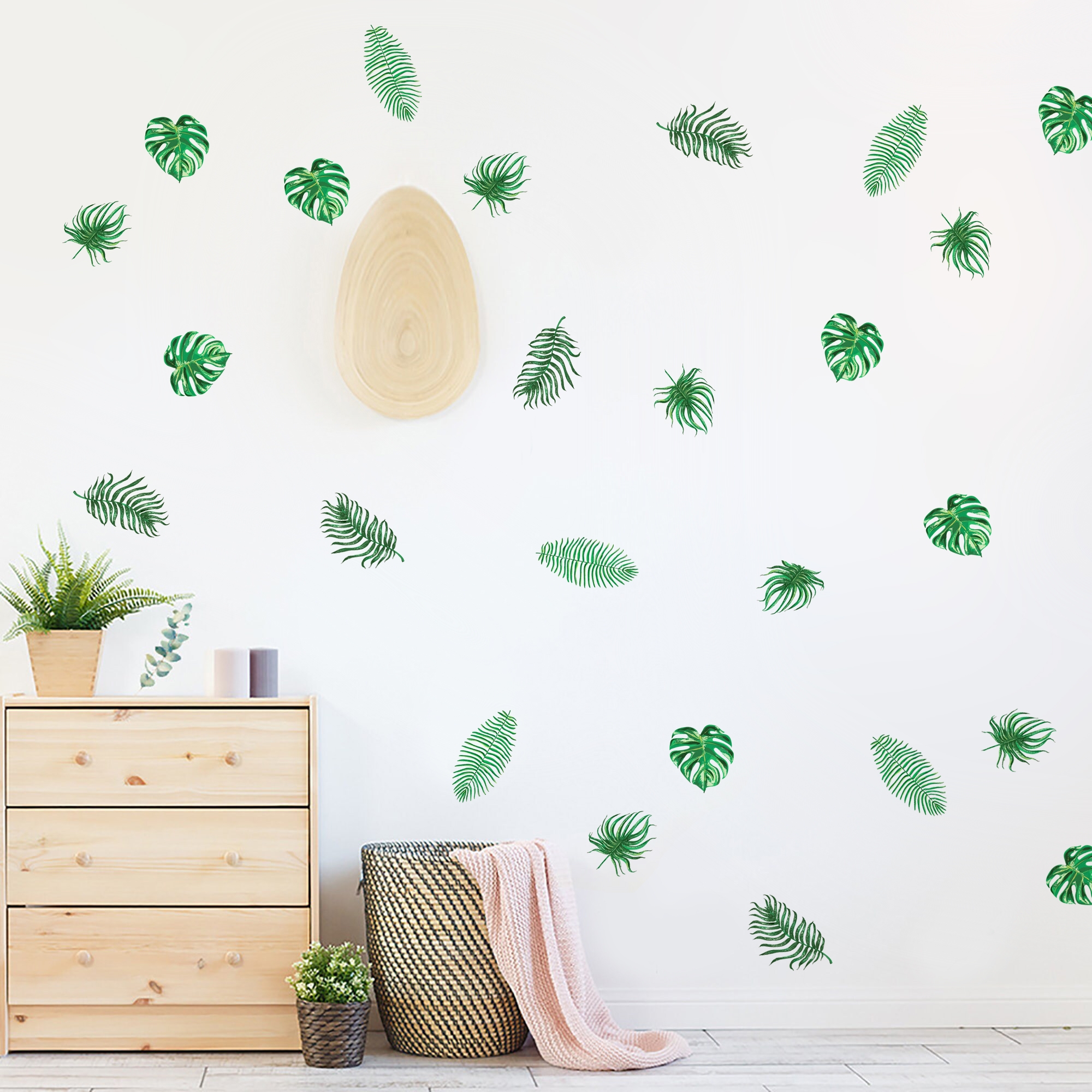 Wallsticker - Rainforest Leaves