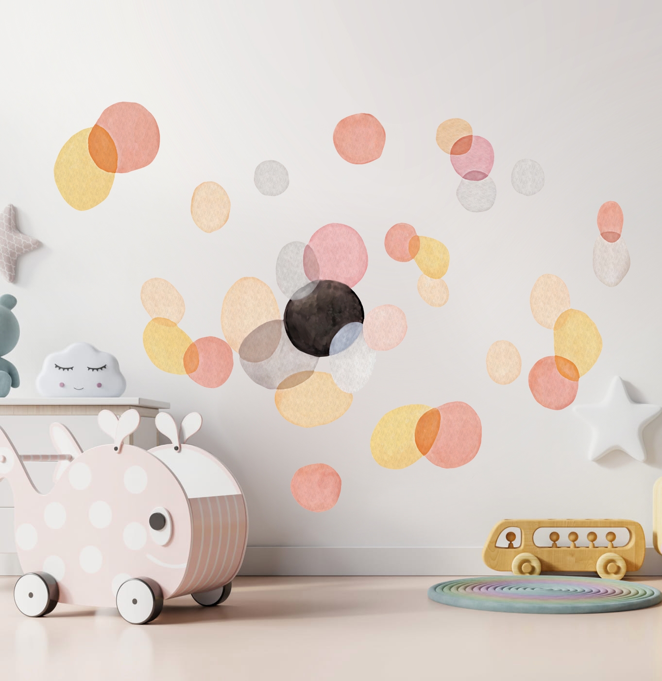 Wallsticker - Watercolour-Dot / 02