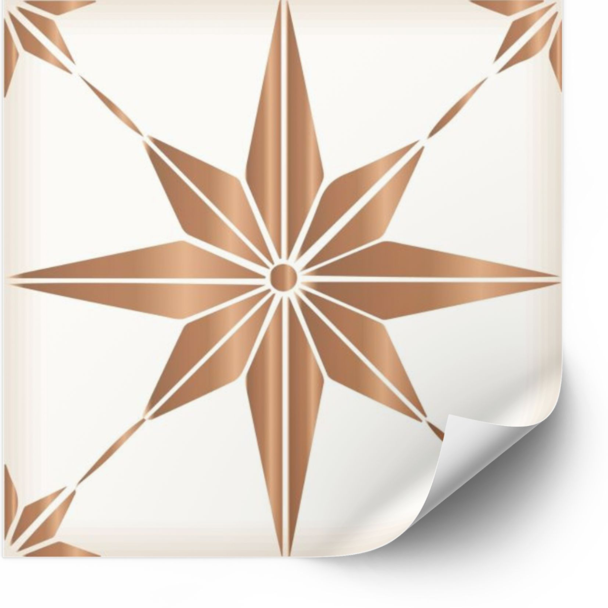 Tiles Sticker - Backsplash Brown Peel and Stick Tile / 24 pcs