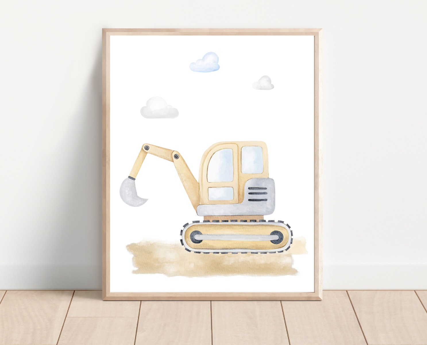 Poster – Digger / Yellow / 02