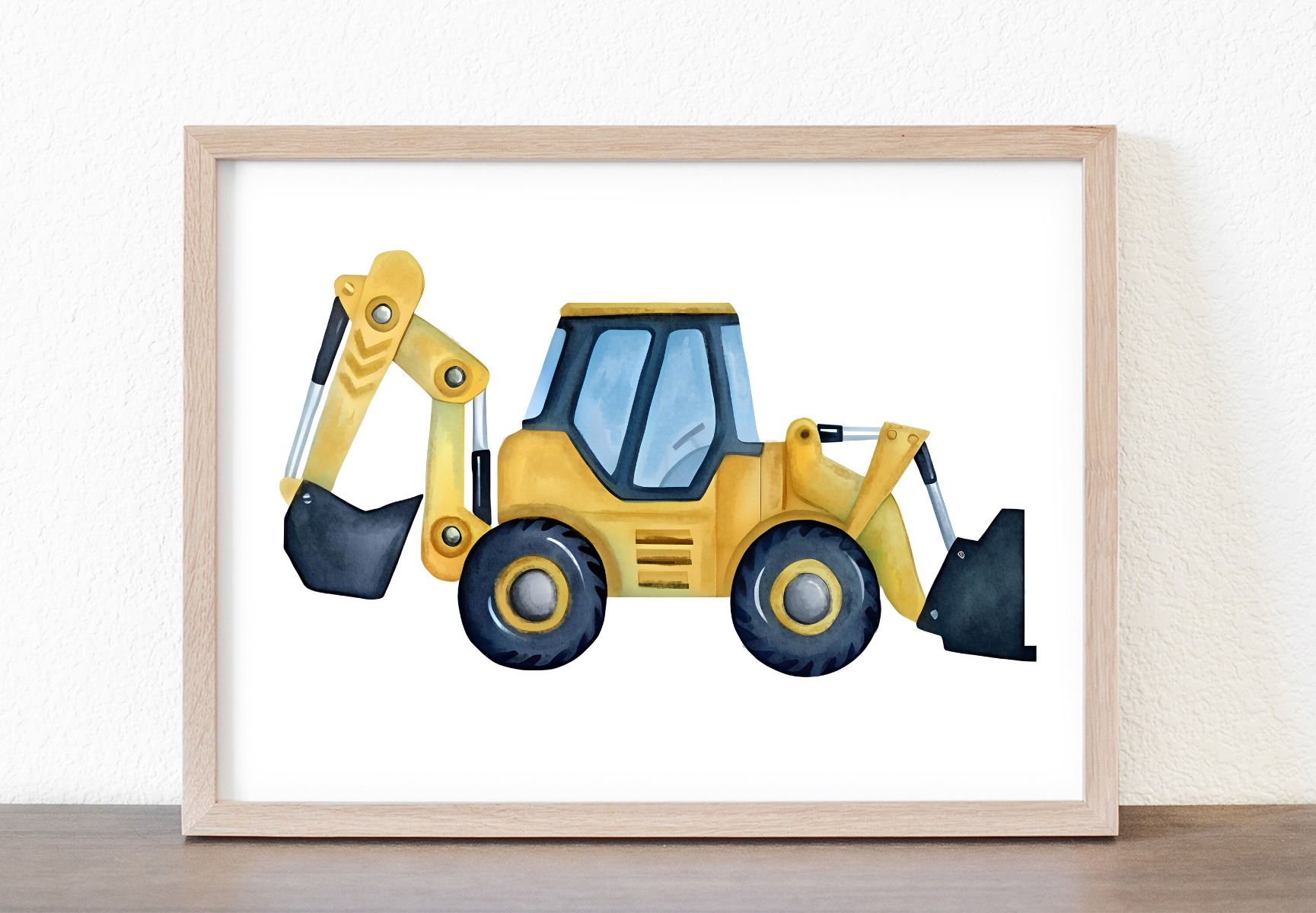Poster – Vehicles / Excavator / 02