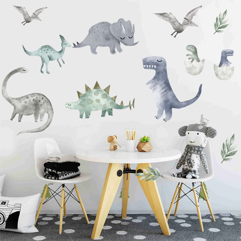 Wallsticker - Pastel Dinosaurs