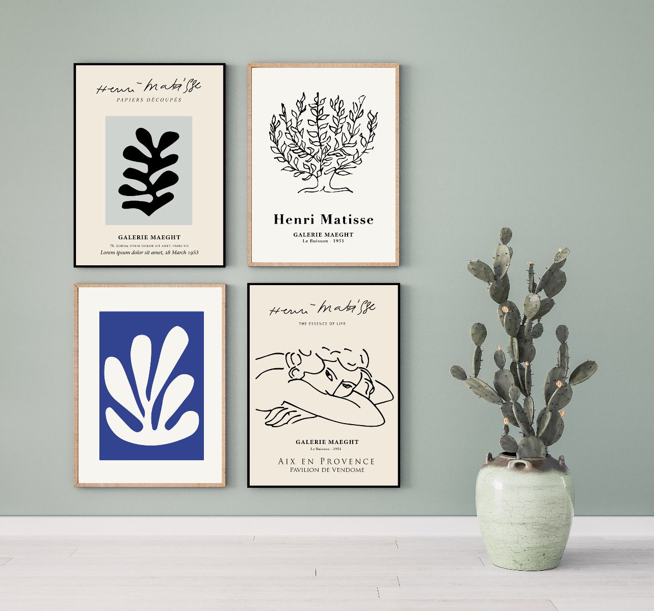 Poster -  Galerie maeght  / Set of 4