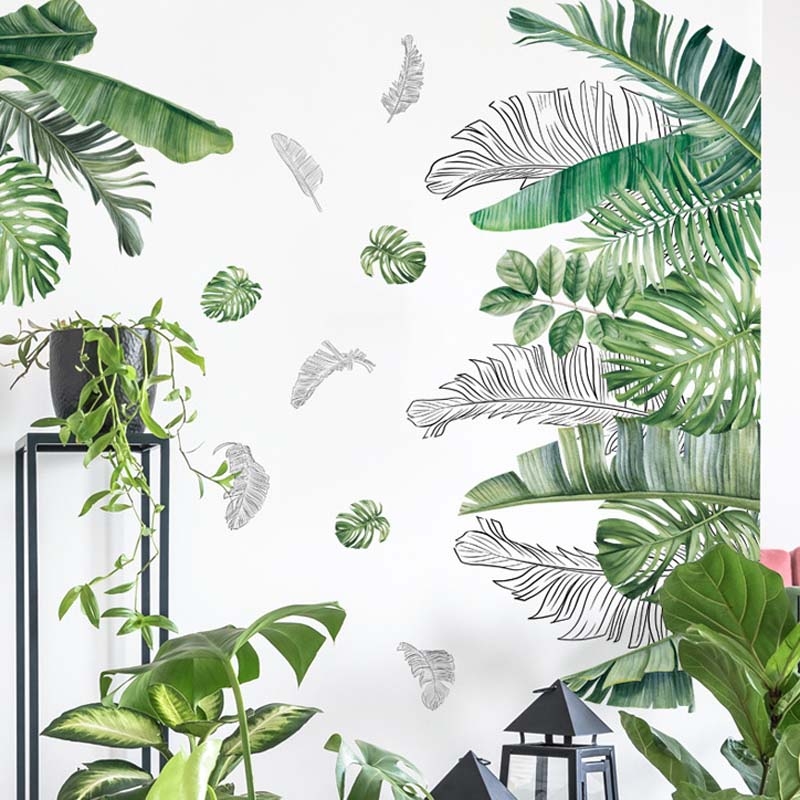 Wallsticker -  Banana Leaf