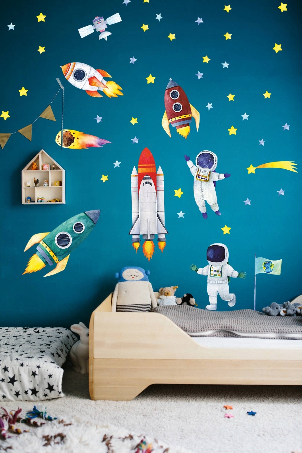 Wallsticker -  Kosmos Rocket