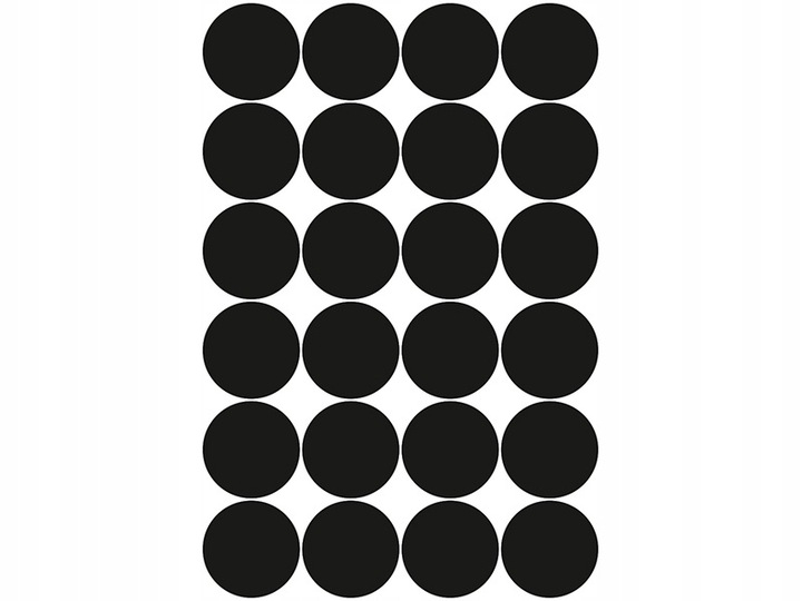 Wallsticker - Dots / Black / 7 cm