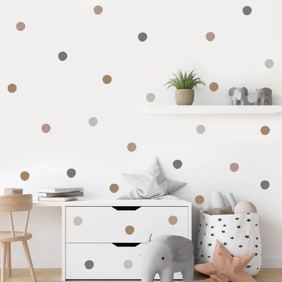Wallsticker - Dots / Colourful