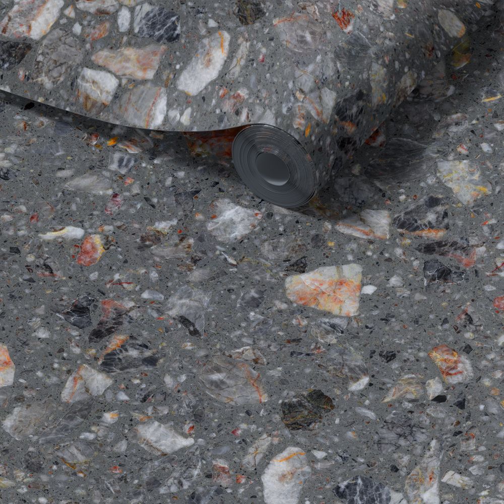 Terrazzo Grey Contact Paper