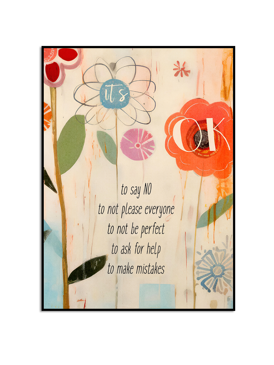 It's OK Quote Poster