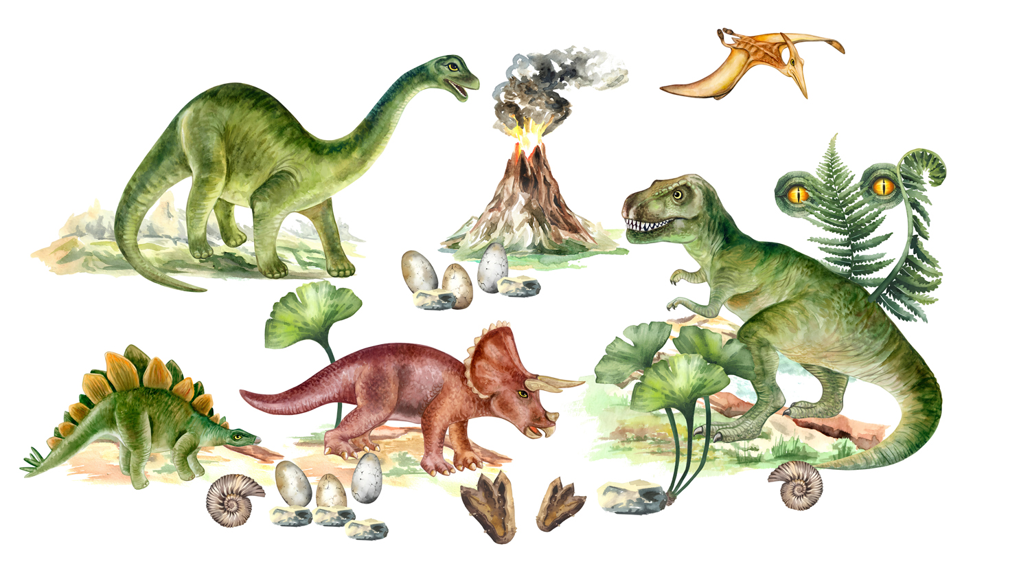Wallsticker - Huge Dinosaur