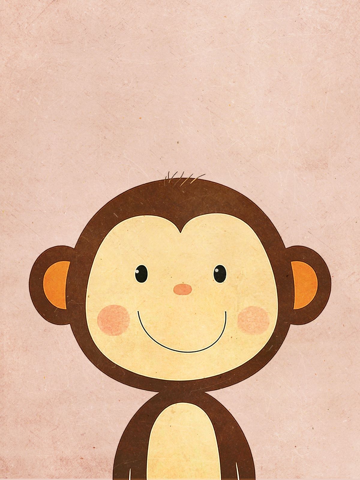 Poster - Smiling Monkey
