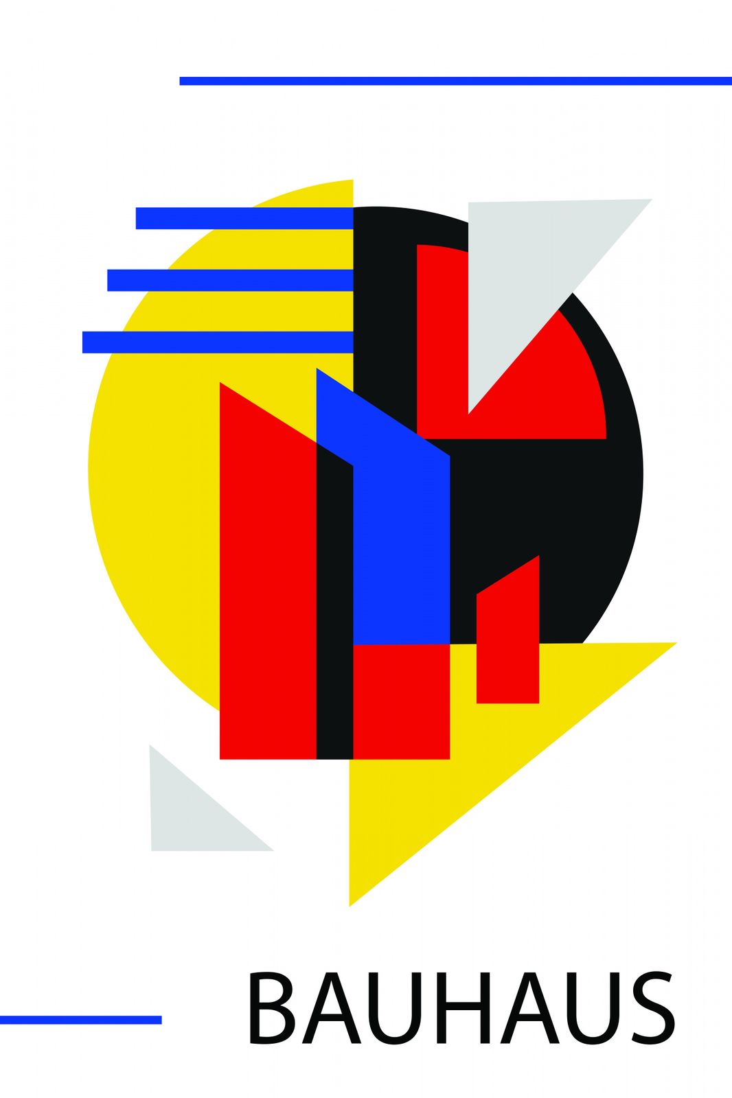 Poster - Bauhaus Abstract Art
