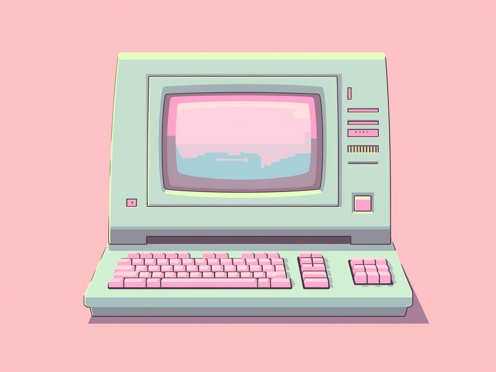 Poster - Vintage Computer
