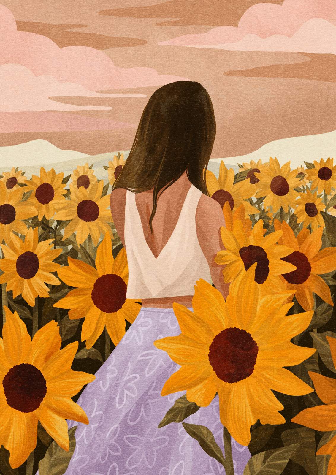 Poster - Sunflower Field