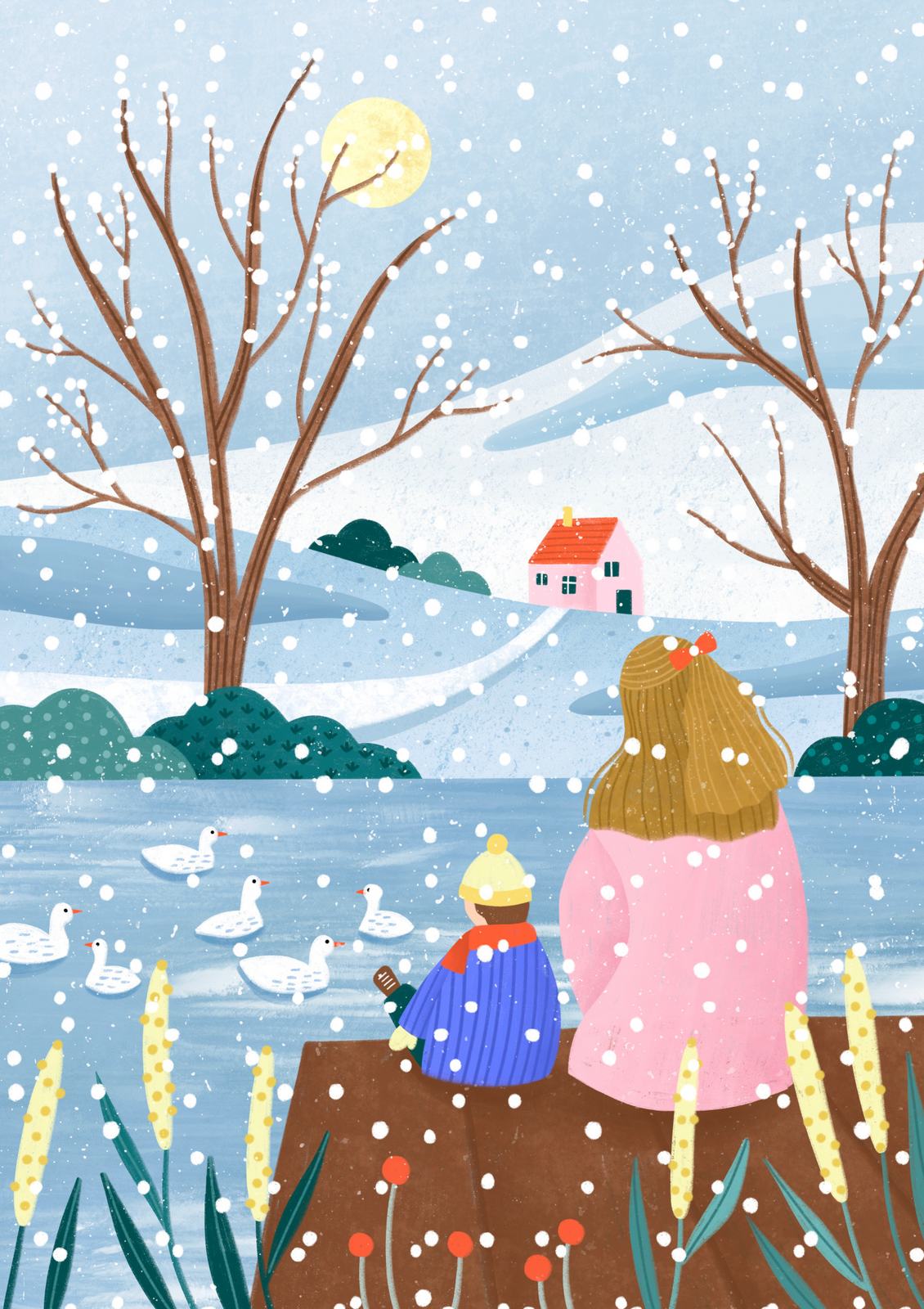 Poster - Winter Wonderland Scene