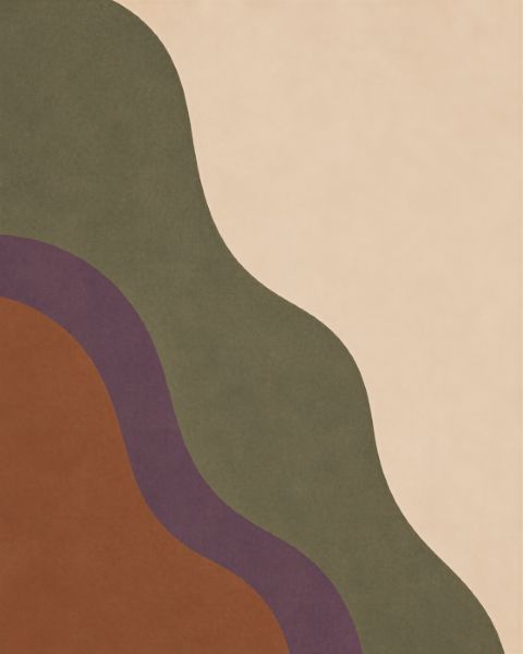Poster - Earth Tone Wave