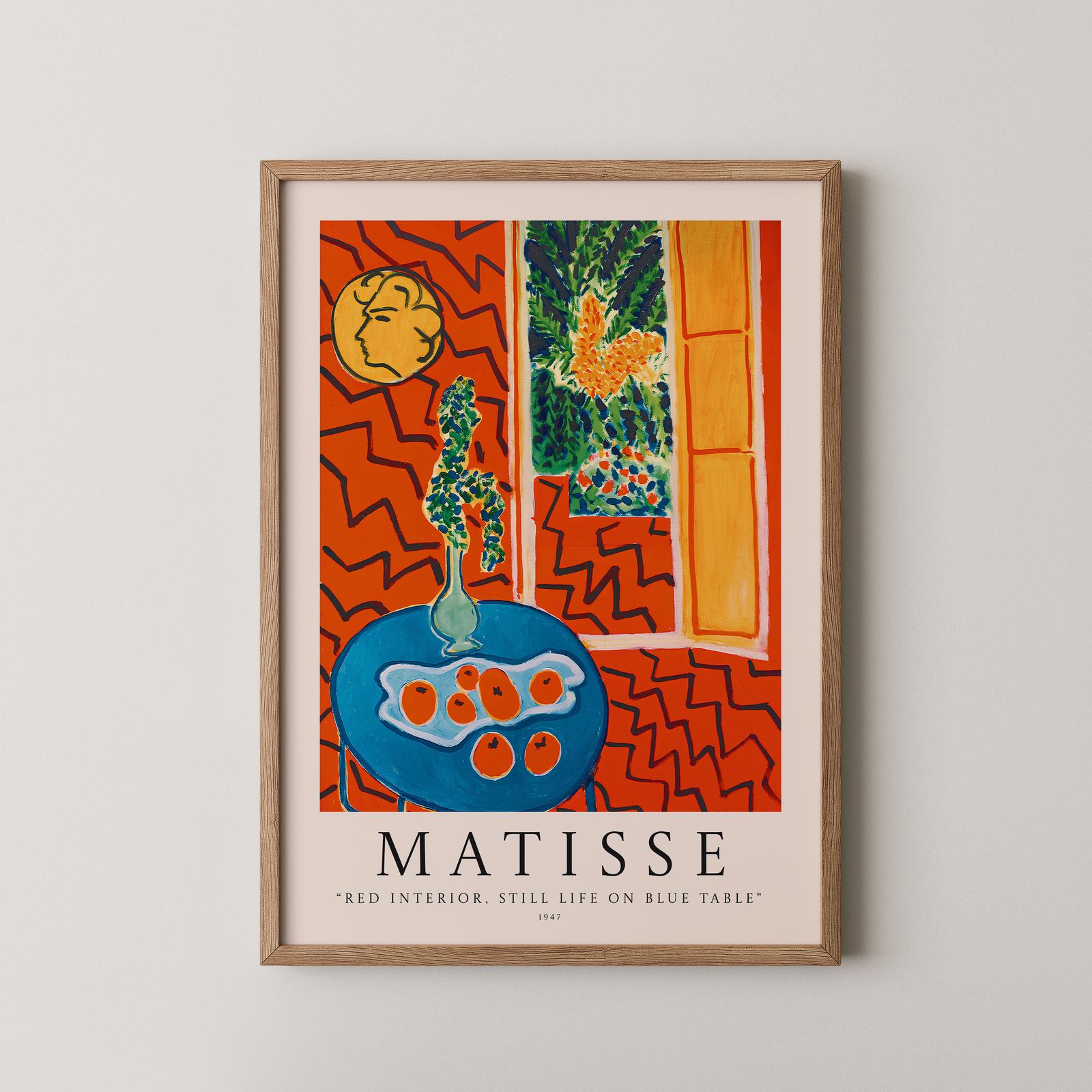 Poster - Red Interior by Matisse