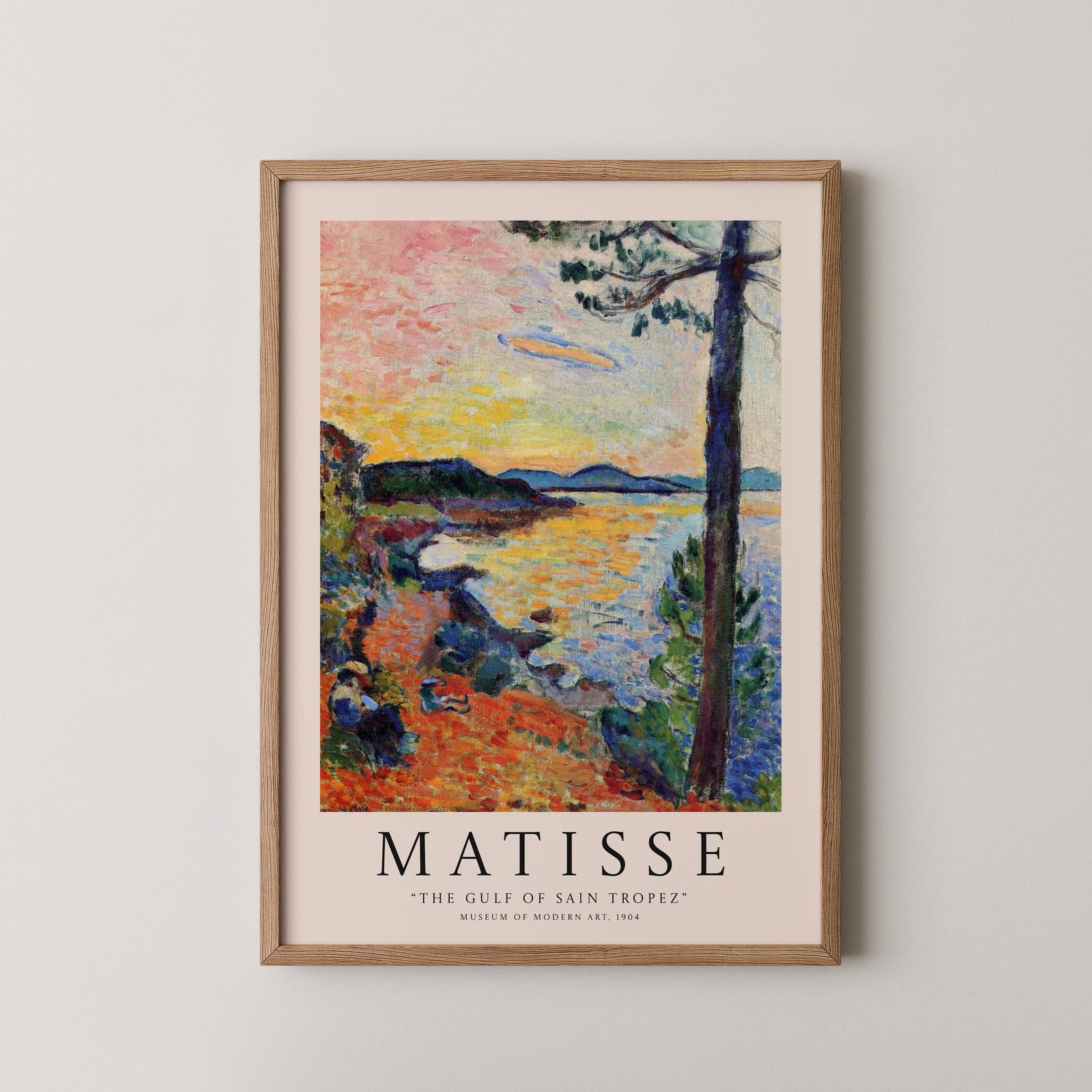 Poster - Matisse's The Gulf of Saint Tropez