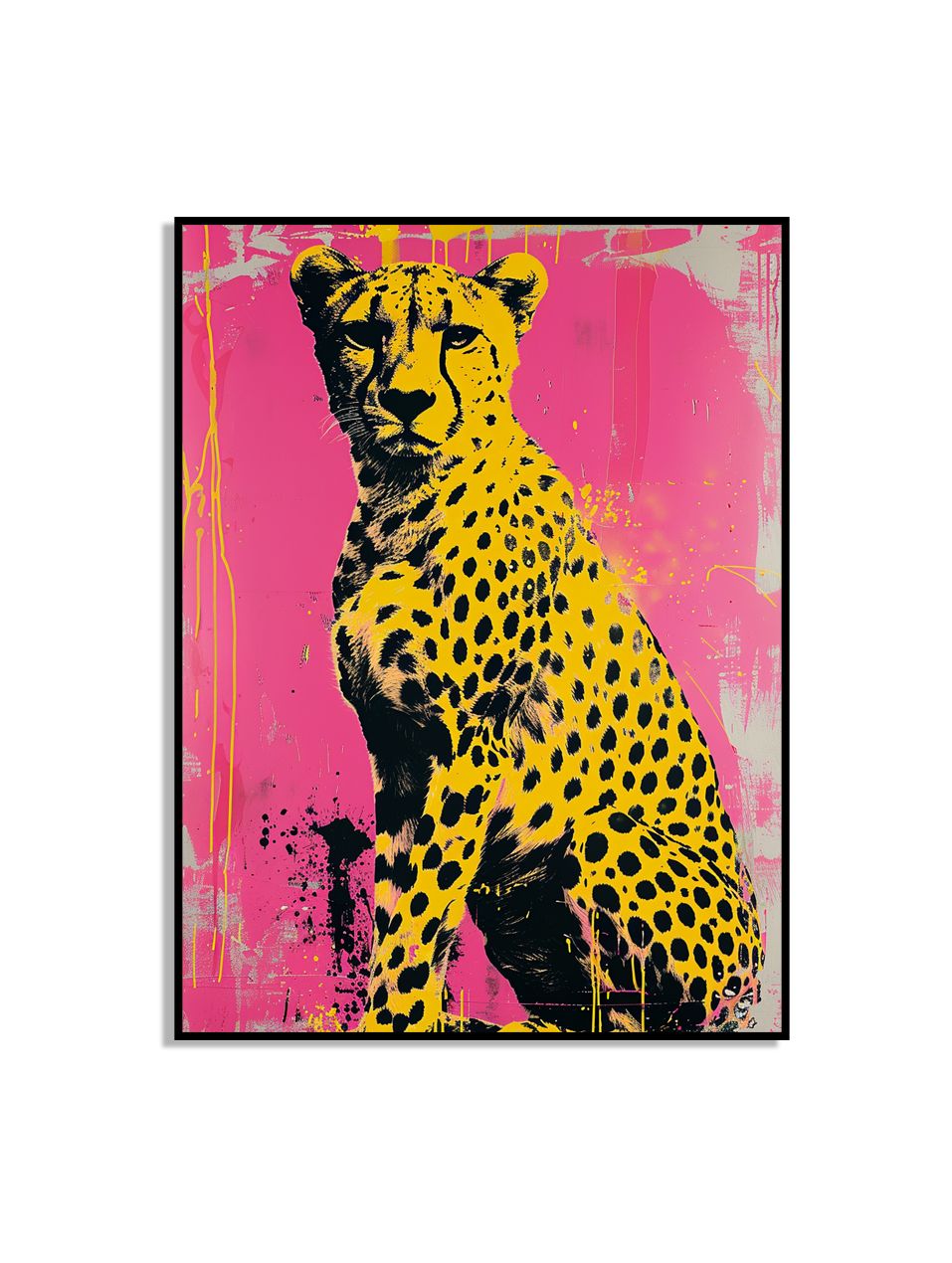 Cheetah Poster - Vibrant Animal Art