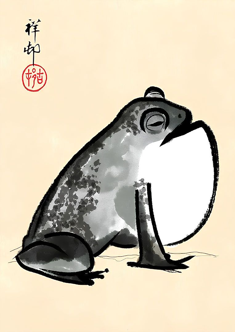 Poster - Zen Frog