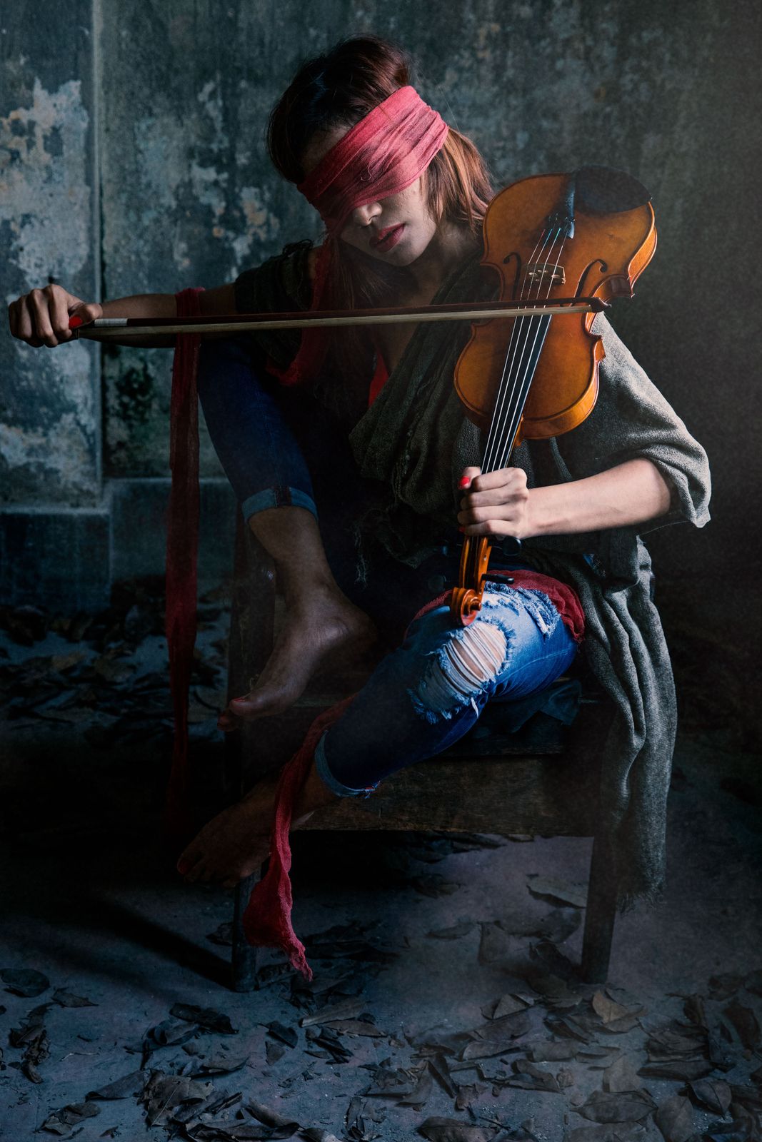 Poster - Blindfold Violin Player