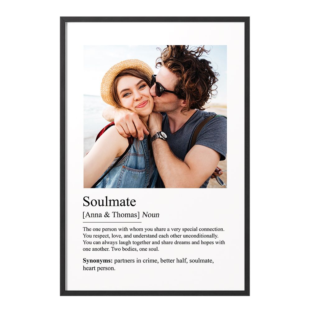 Personalised Poster - Soulmate Definition