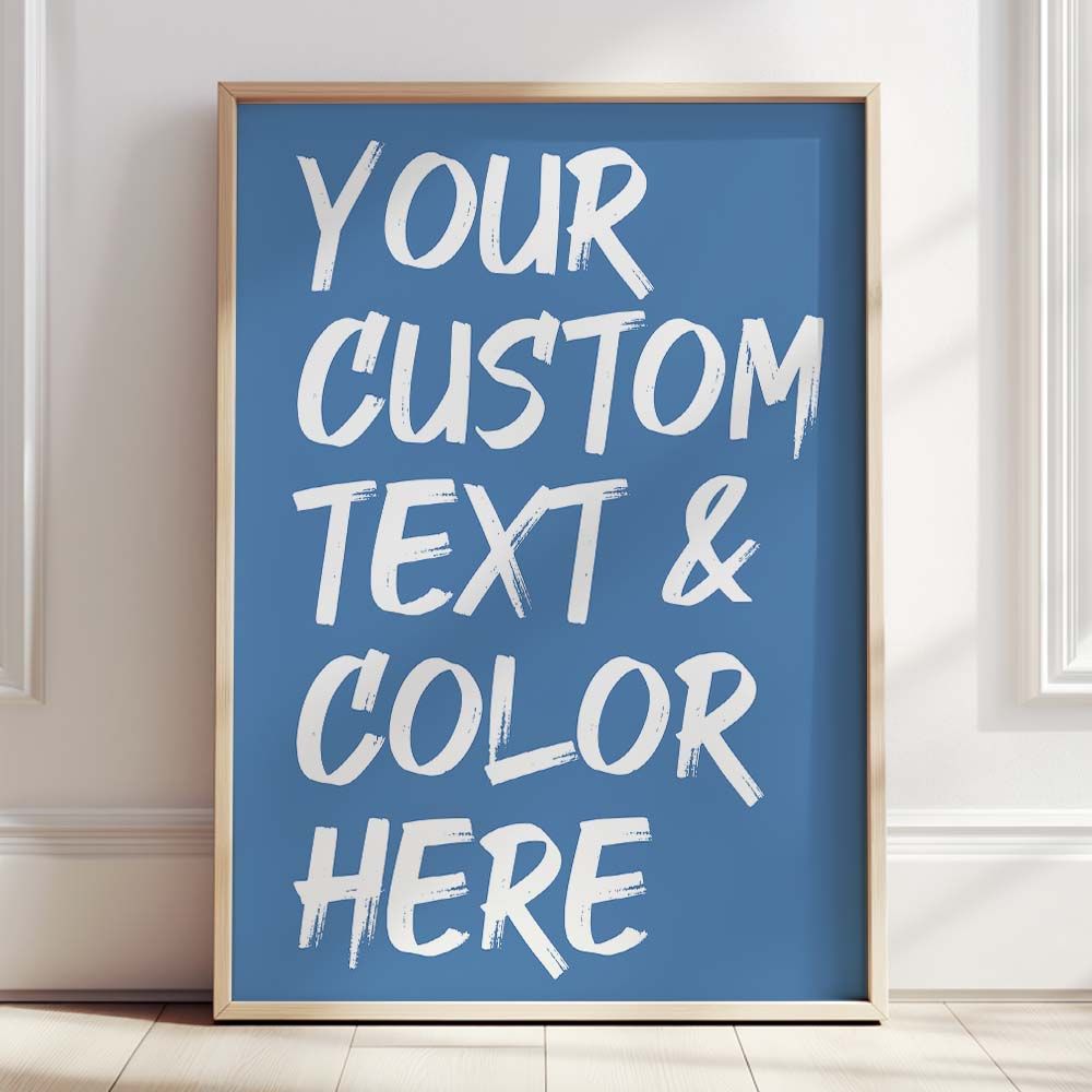 Personalised Poster - Customizable Design