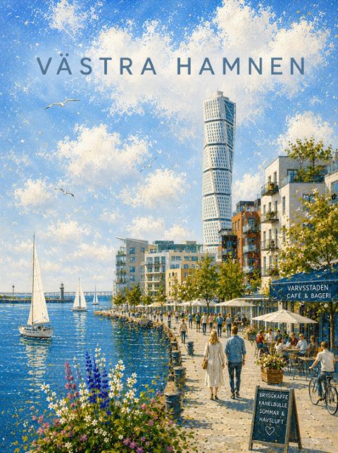 Poster - Västra Hamnen Scene