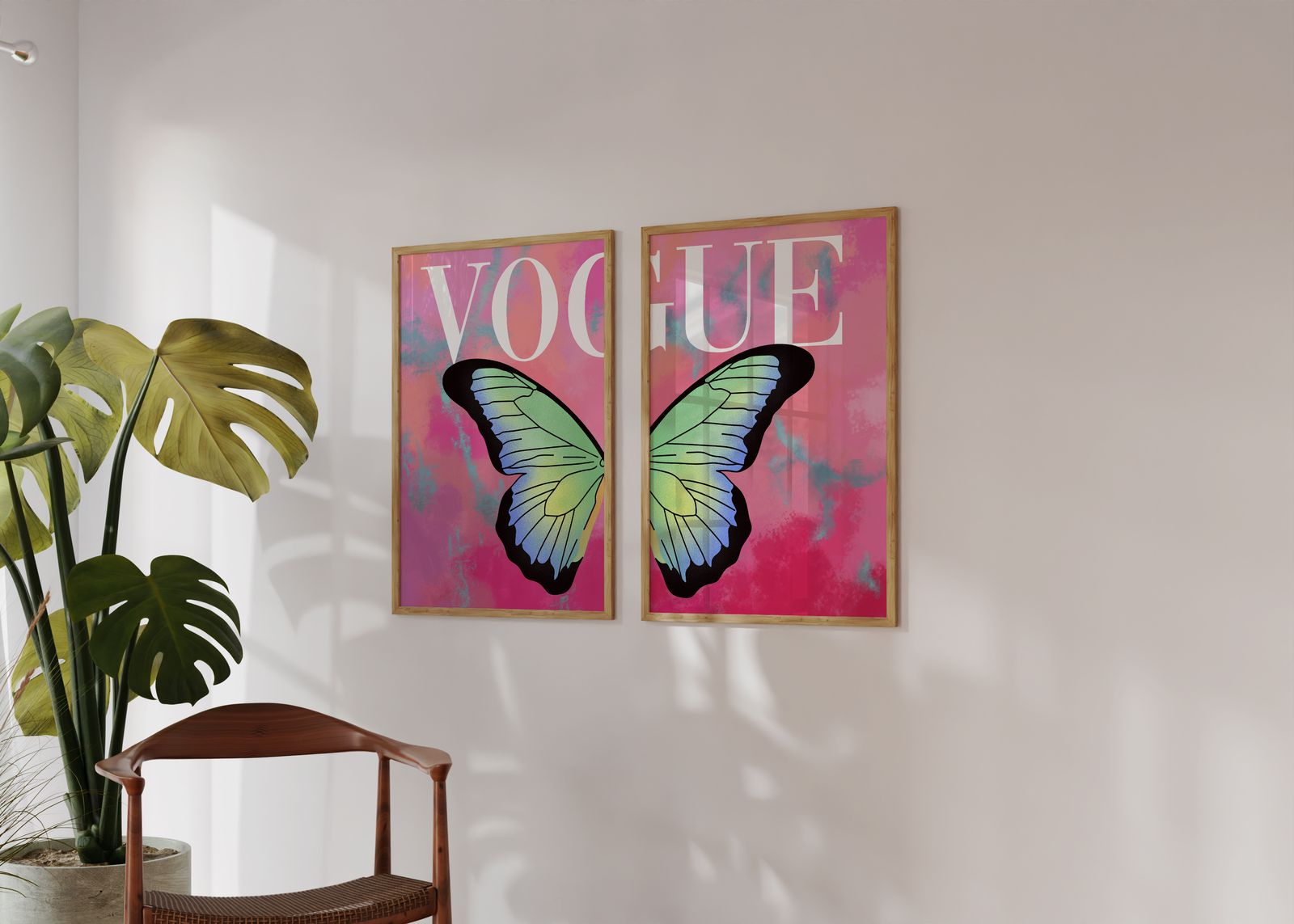 Poster - Vogue Butterfly / Set of 2