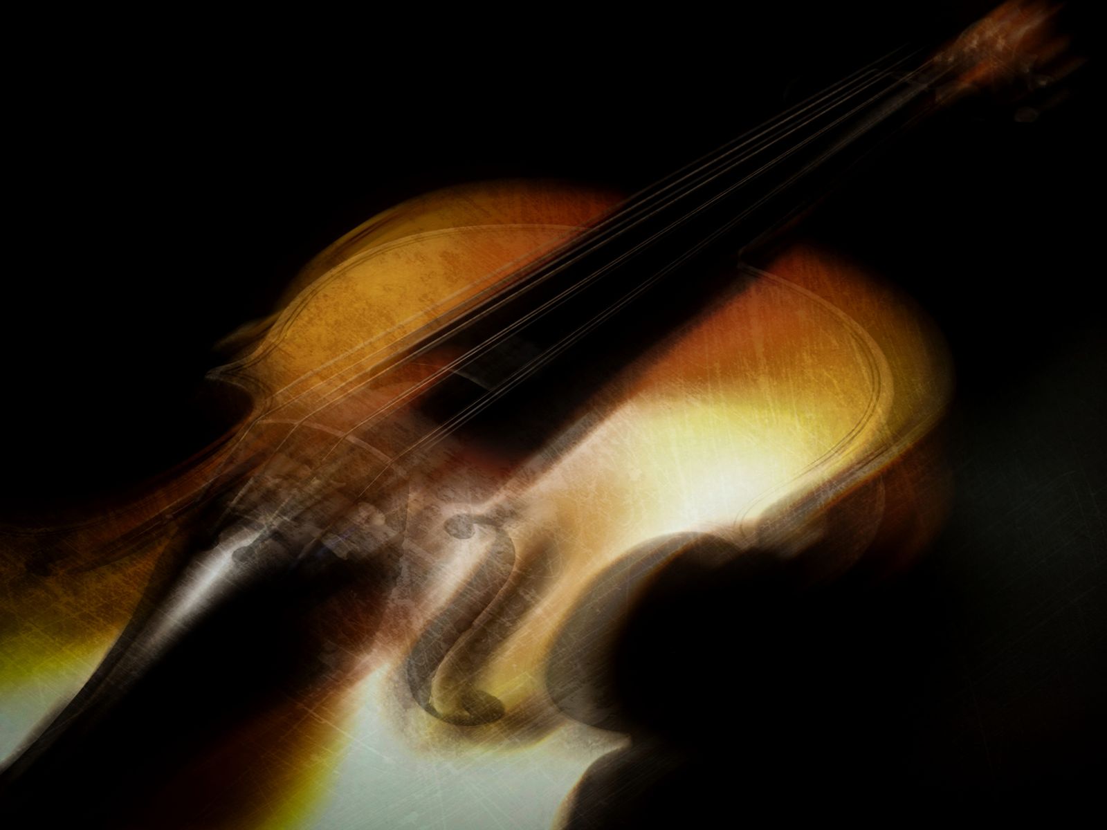 Poster - Abstract Violin Art