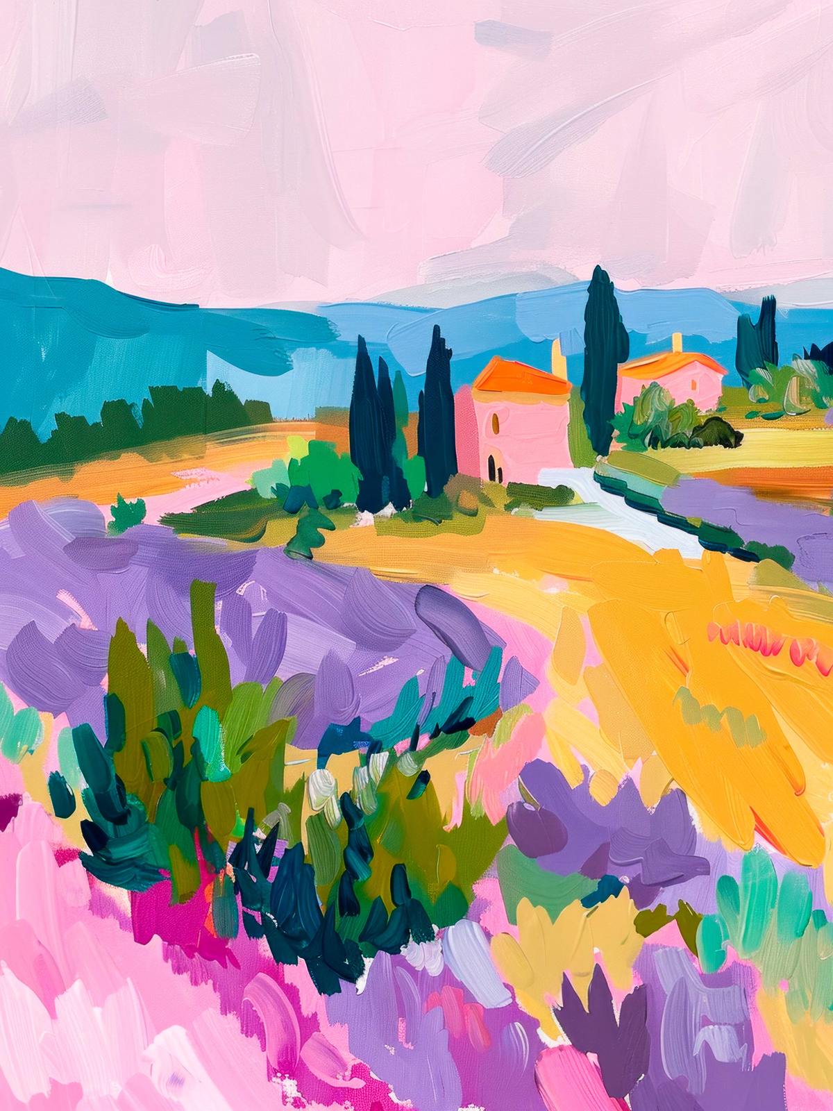 Poster - Vibrant Landscape