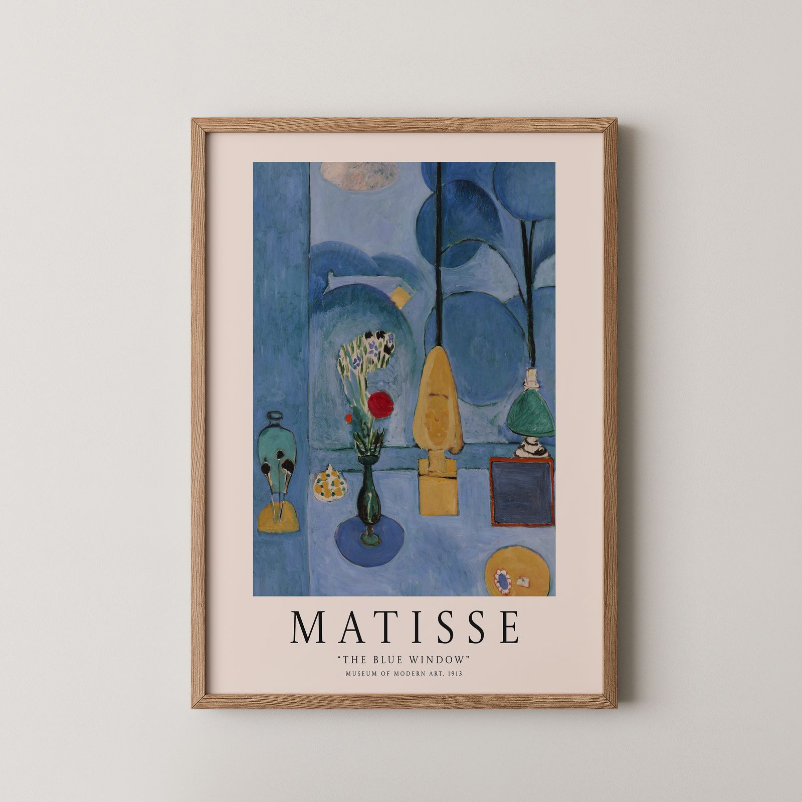 Poster - The Blue Window by Matisse