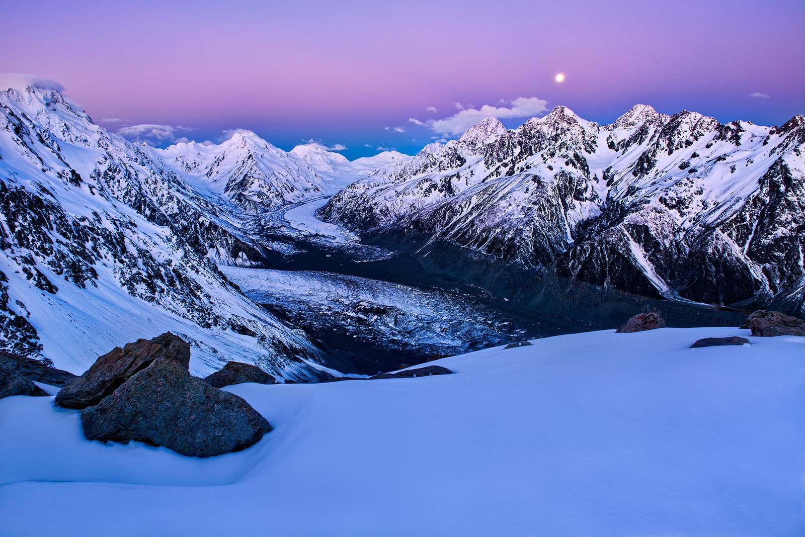 Poster - Snowy Mountain Landscape