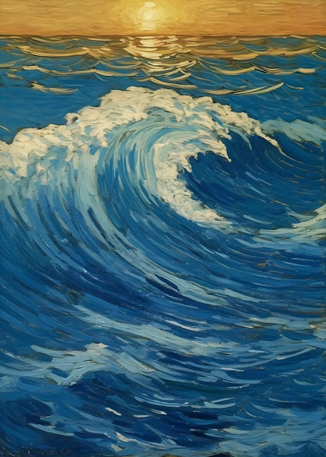 Poster - Ocean Waves Artwork