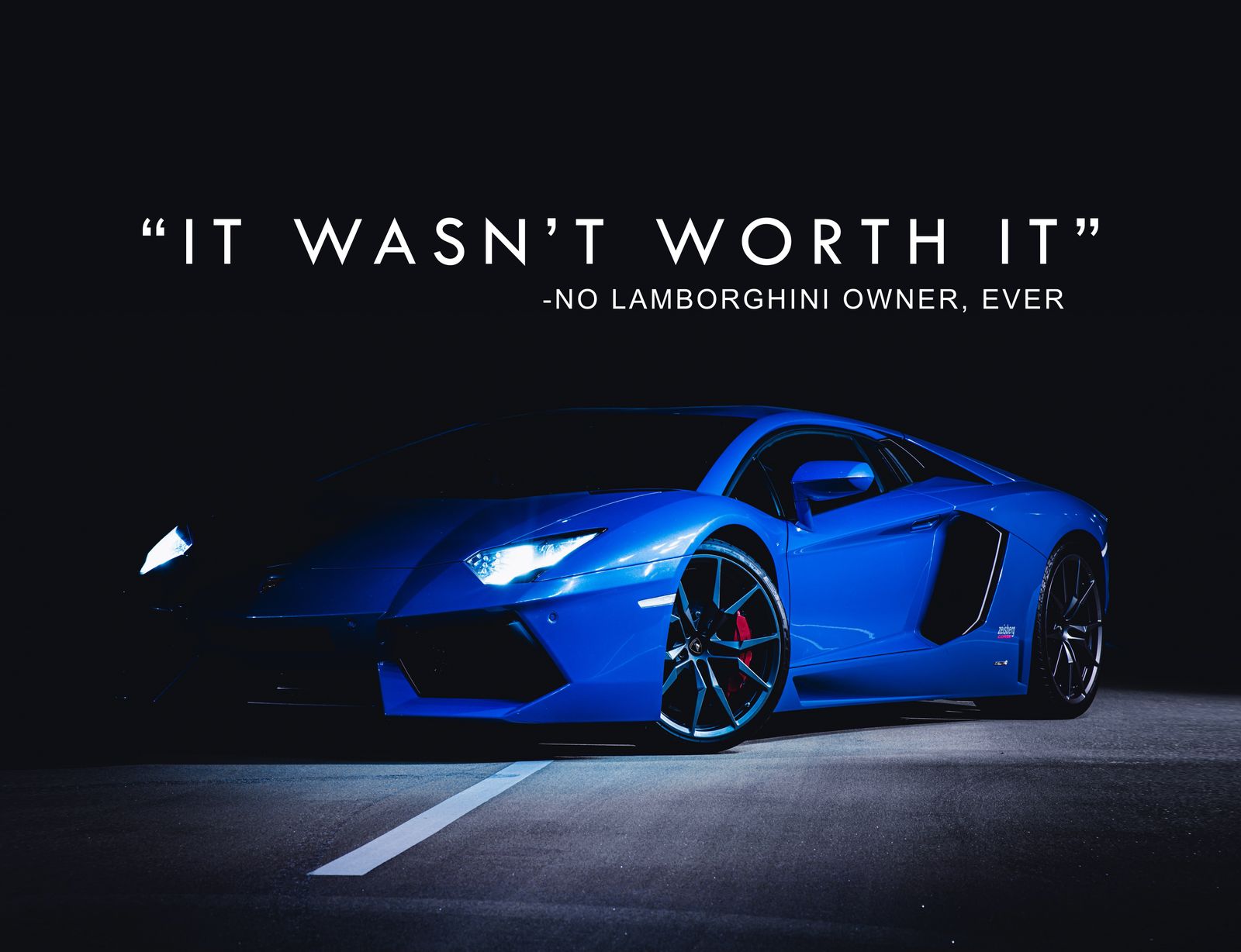 Poster - Lamborghini Quote