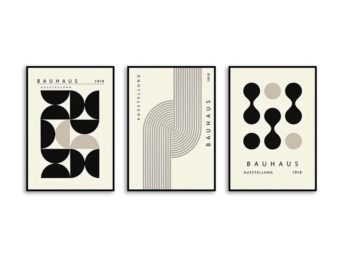 Poster - Bauhaus Exhibition / Set of 3