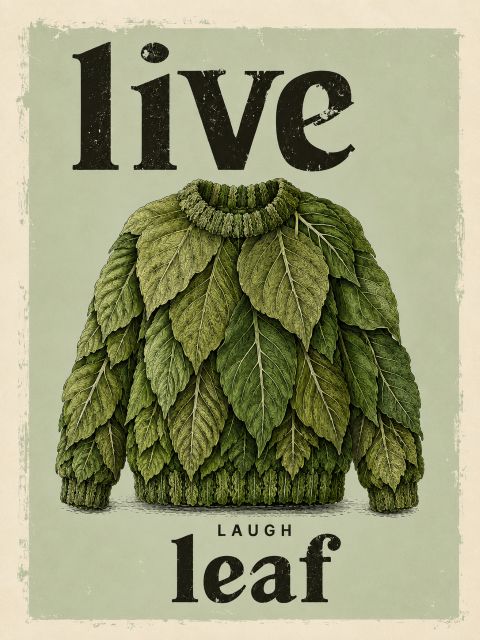 Poster - Leaf Sweater