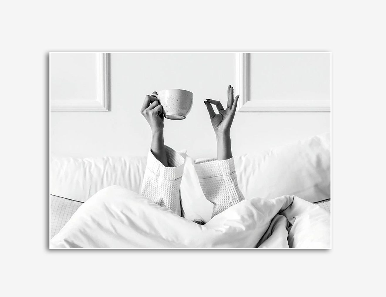 Relaxation in Bed Poster