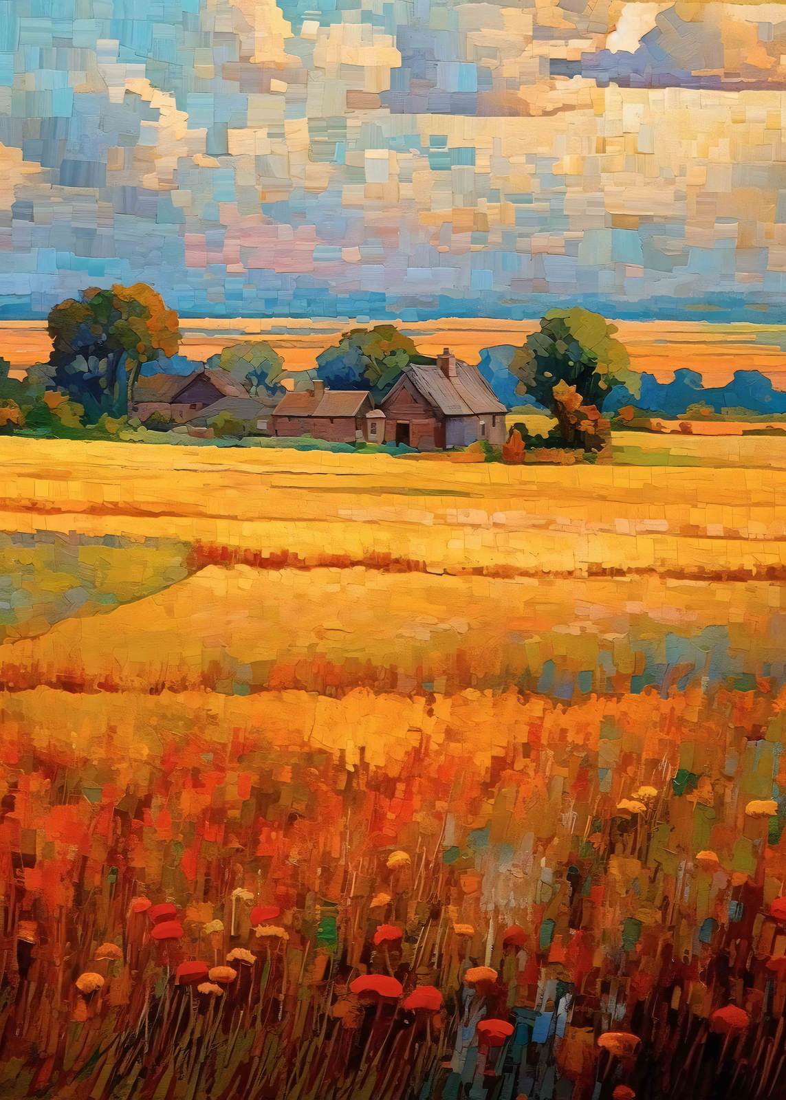 Poster - Field Landscape