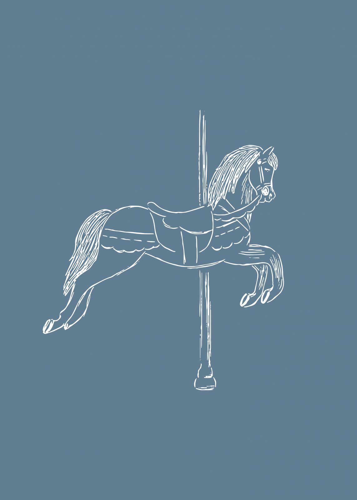 Poster - Carousel Horse
