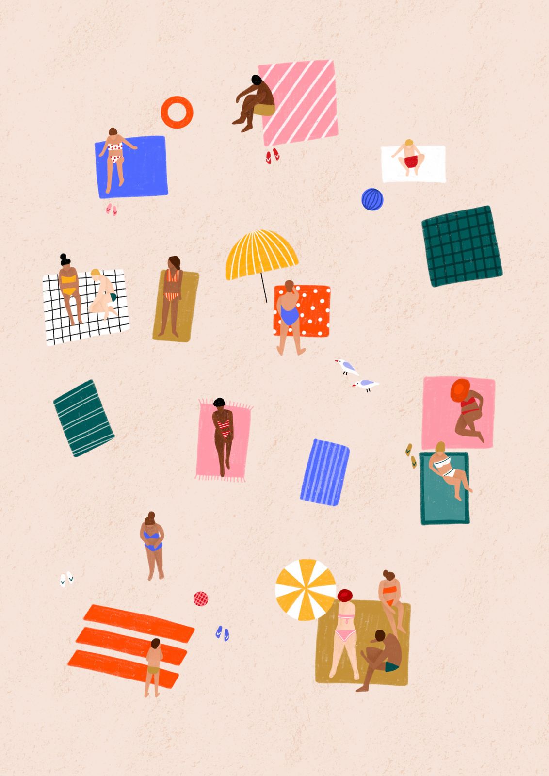 Poster - Summer Beach Scenes