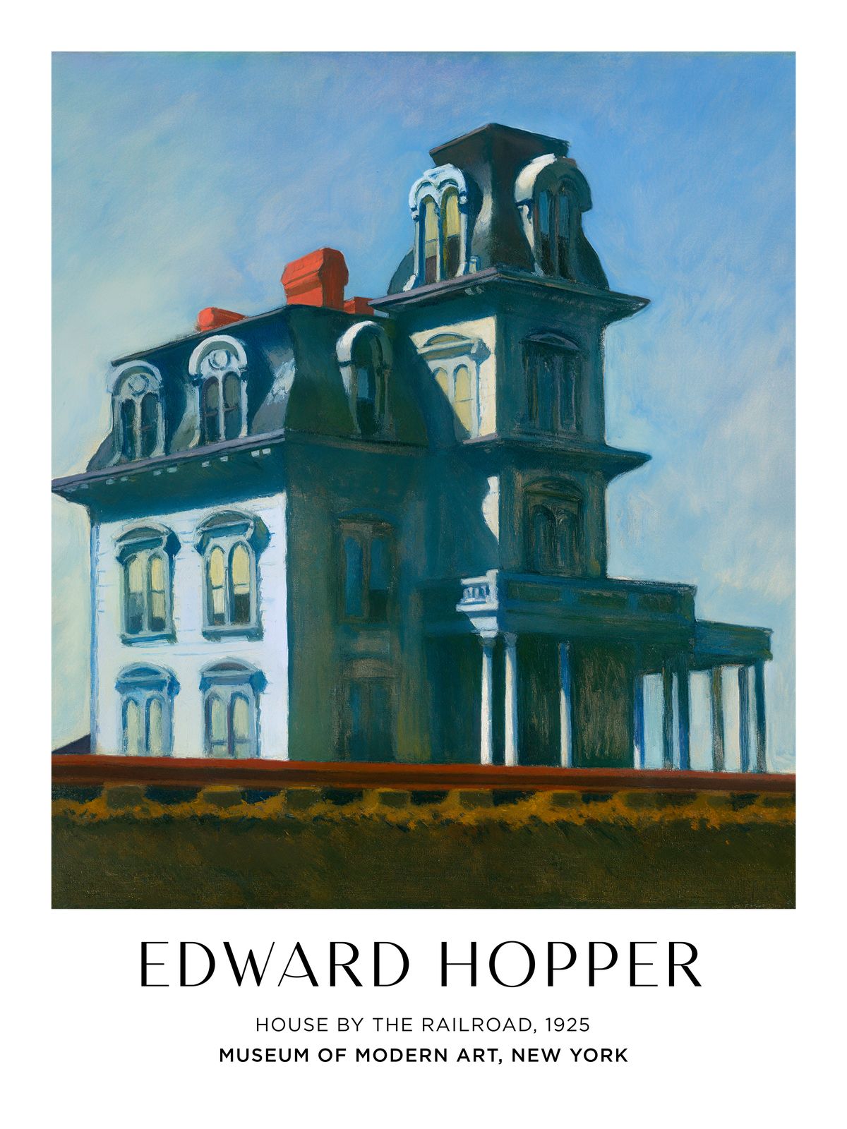 Poster - House by the Railroad