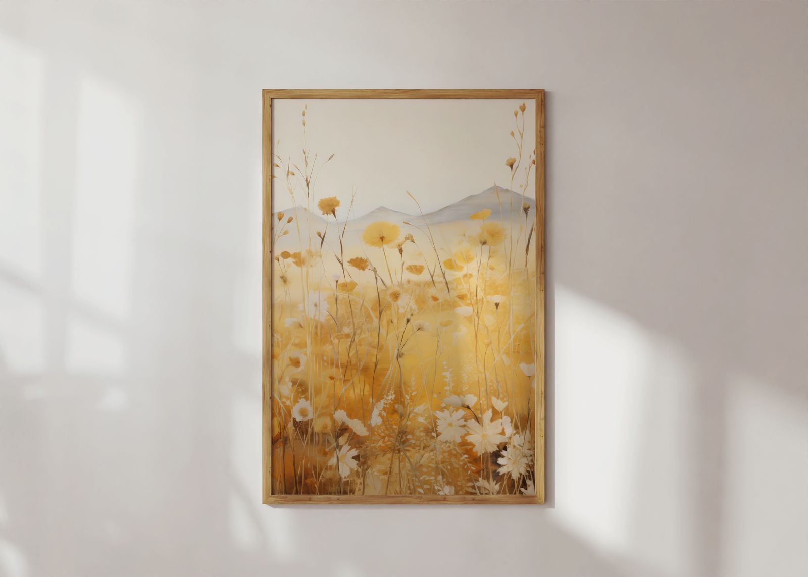 Poster - Yellow Floral Meadow