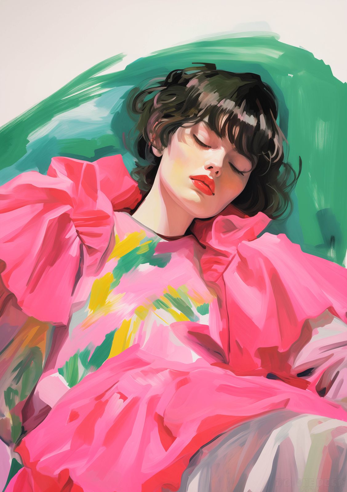 Poster - Vibrant Portrait