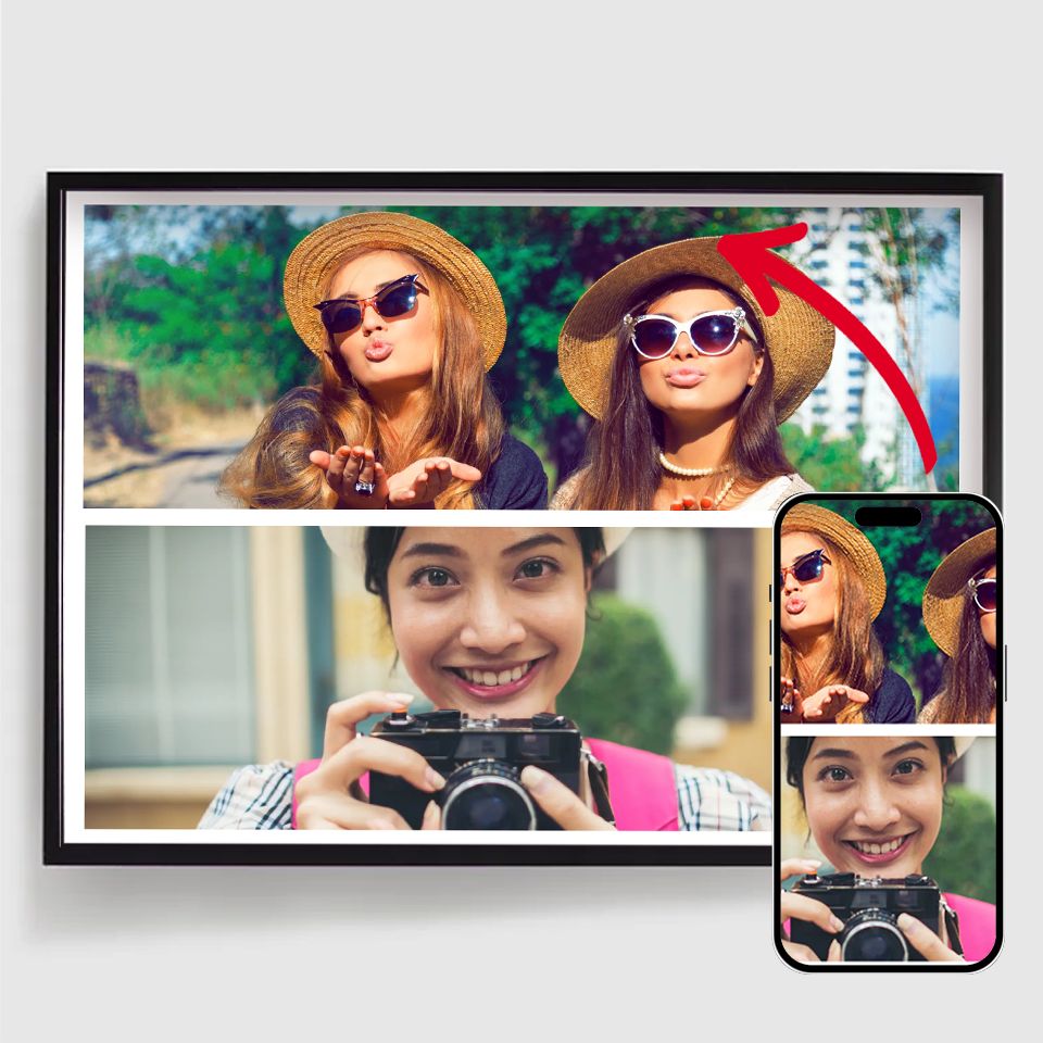 Personalised Posters – Upload your own images – 2 Photos Horizontal