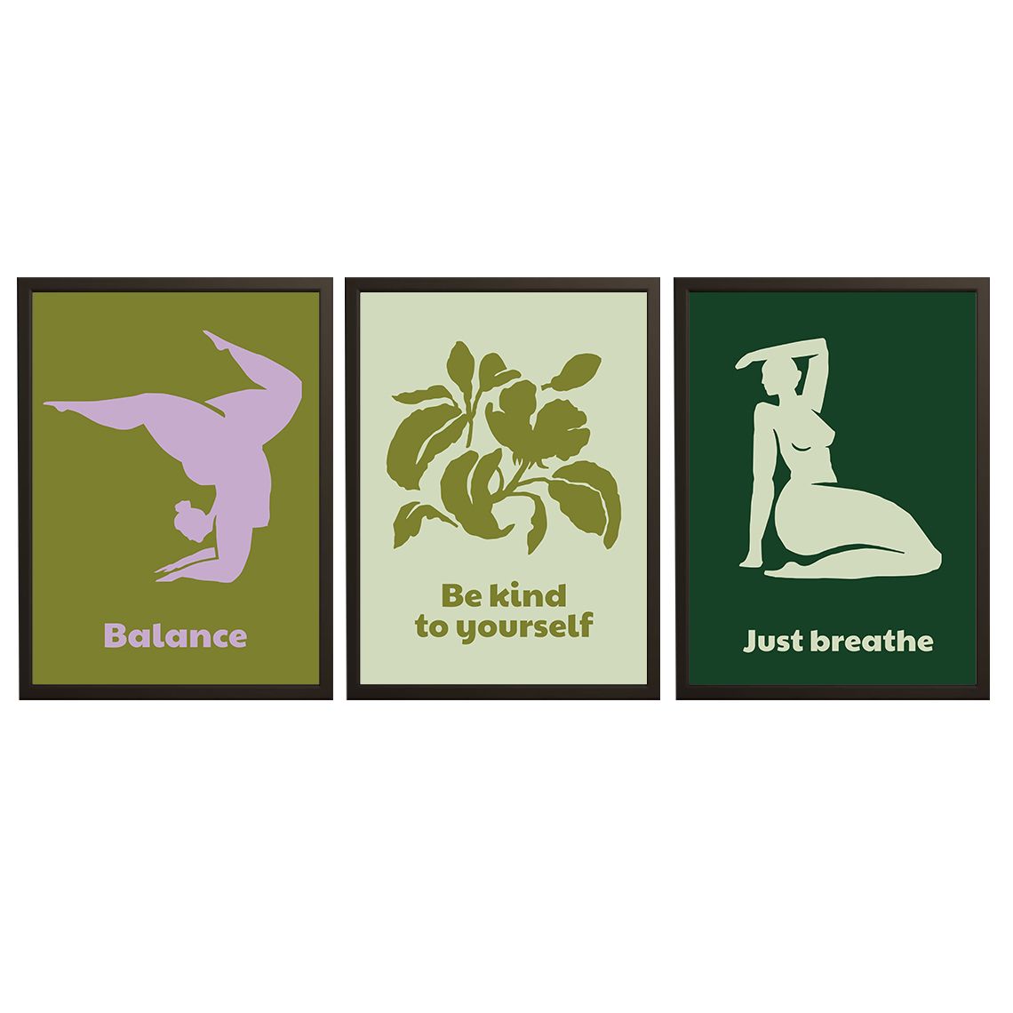 Poster - Balance and Kindness Set of 3