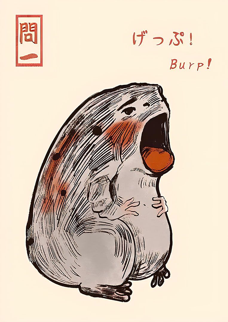 Poster - Burp Frog
