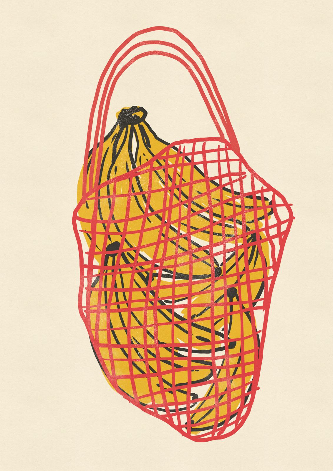 Poster - Banana Basket